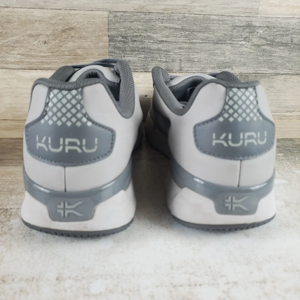 KURU Quantum 2.0 Mens Shoes Sz 11.5 W Running Storm Gray Mesh Lace Up Sneakers
